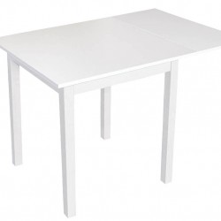 Трапезна маса Мебели Богдан Kali, бяло, разтегателна - Трапезни маси