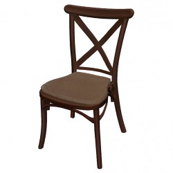 Трапезен стол Мебели Богдан Kros, с възглавница, Венге - Трапезни столове
