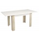 Трапезна маса Мебели Богдан Radina, Бяло и Дъб сонома, разтегателна Трапезна маса Мебели Богдан Radina, Бяло и Дъб сонома, разтегателна