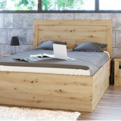 Спален комплект 7031 за матрак 160/200, Дъб артисан - Спални комплекти