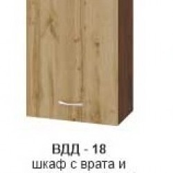 Шкаф с врата и рафт (десен/ляв) ВДД-318 - Irim