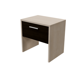 Нощно шкaфче Мебели Богдан модел Rosi BM, Пясъчен дъб с Венге - Bogdan Furniture Kom