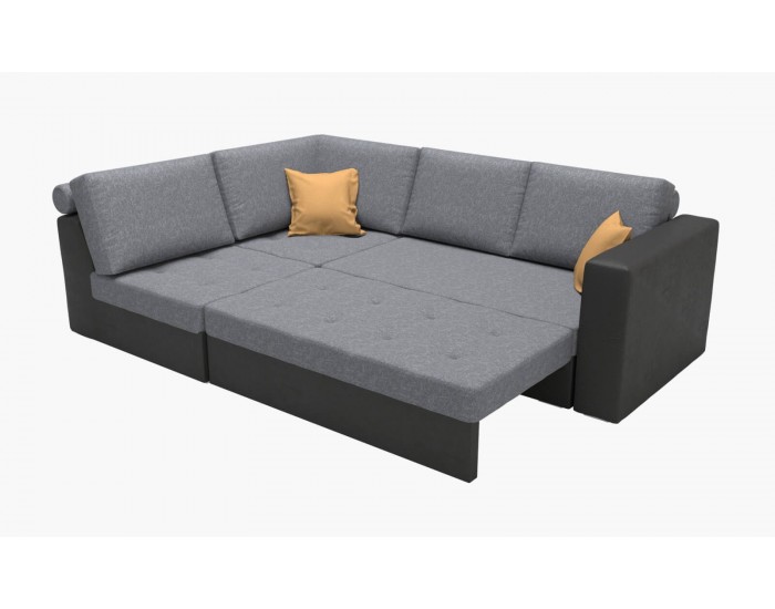Модулен ъглов диван Luna New - модел 1, с дамаска А**