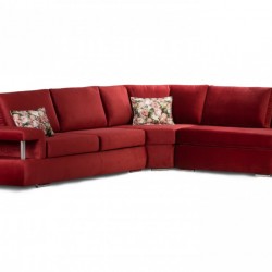 Ъглов диван Premier, с дамаска А** - Мека мебел
