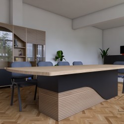 Трапезна маса Шумен за 10 човека, 275/120/75 см - Трапезни маси