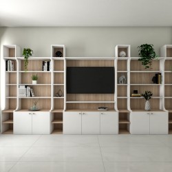 Холна секция - библиотека Линея Ливинг, 400 см - Секции
