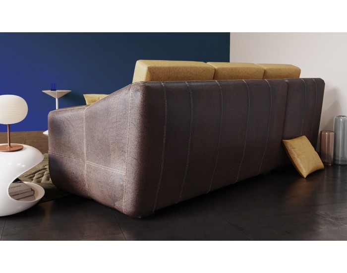Ъглов диван модел Hollywood NEW с функция сън и ракла