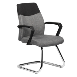 Посетителски стол модел Memo-6003 - сив - Офис столове