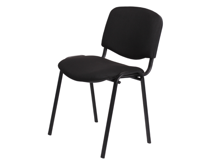 Посетителски стол Sonata 1130 LUX - черен