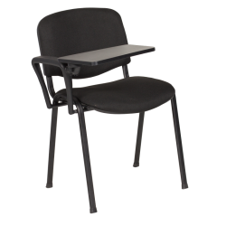 Посетителски стол модел Memo-1140 LUX - черен - memo.bg
