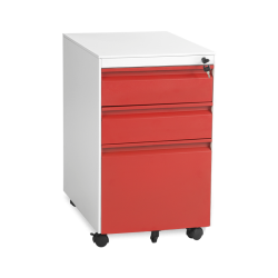 Офис контейнер модел Memo-CR-1249 L SAND - червен - Шкафове и Модули