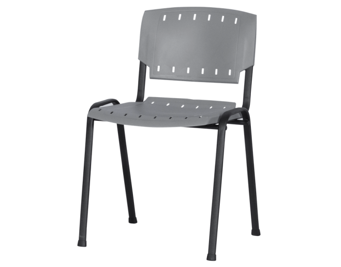 Посетителски стол PRIZMA - сив