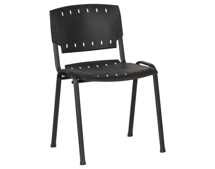 Посетителски стол Prizma - черен