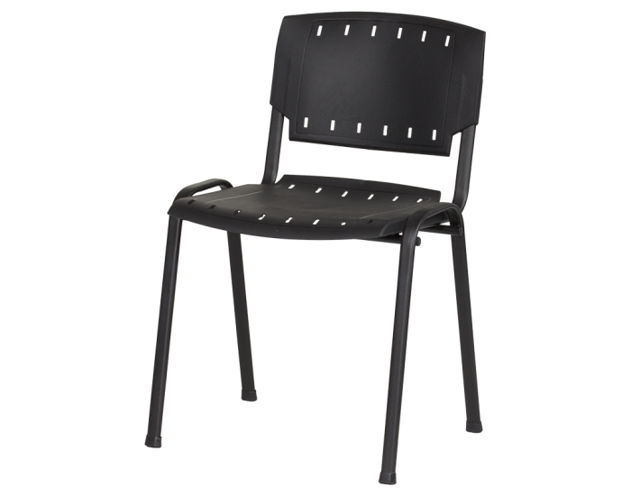 Посетителски стол Prizma - черен