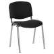 Посетителски стол модел Memo-1135 LUX - черен