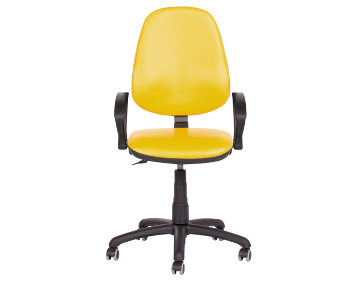 Офис стол модел Memo-Polo (с подлакътници) - жълт