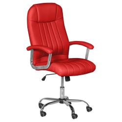 Президентски офис стол модел Memo-6181 - червен - Столове