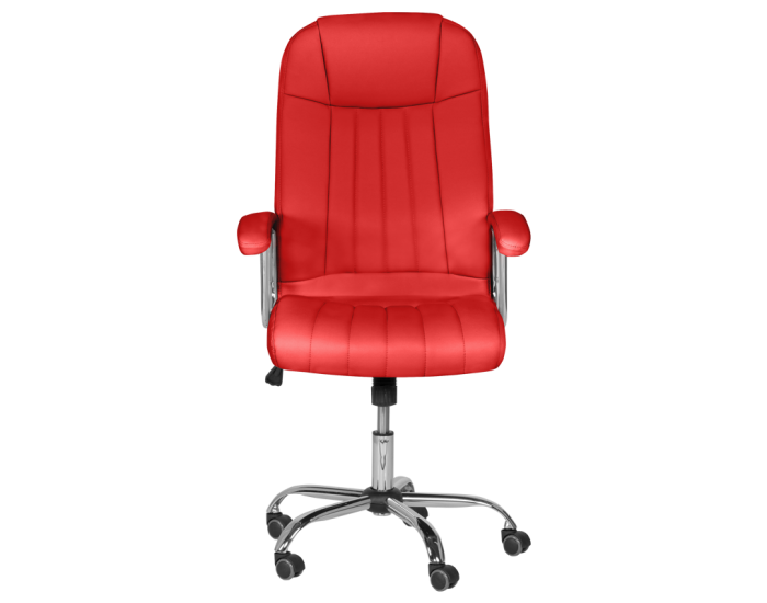 Президентски офис стол модел Memo-6181 - червен