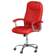 Президентски офис стол модел Memo-6181 - червен