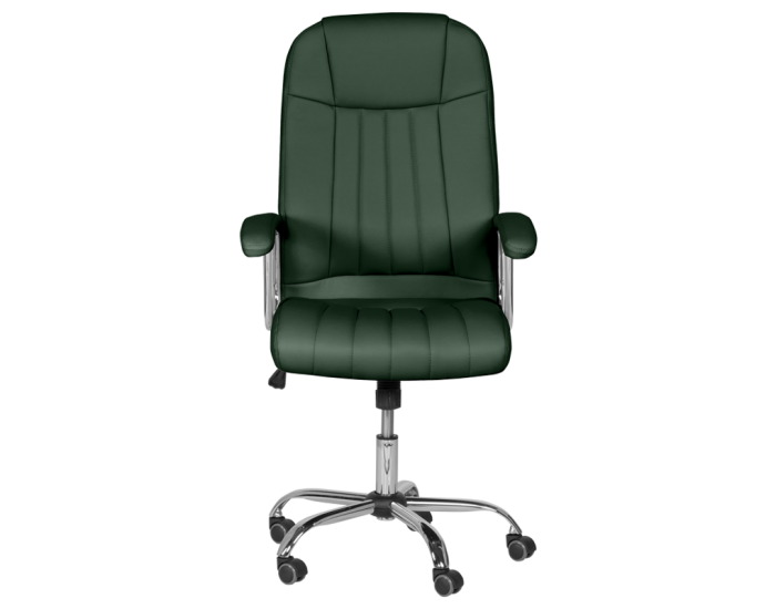 Президентски офис стол модел Memo-6181 - маслено зелен