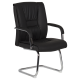 Посетителски стол модел Memo-6540 - черен LUX