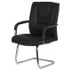 Посетителски стол модел Memo-6540 - черен LUX