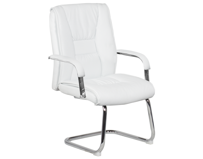 Посетителски стол модел Memo-6540 - бял