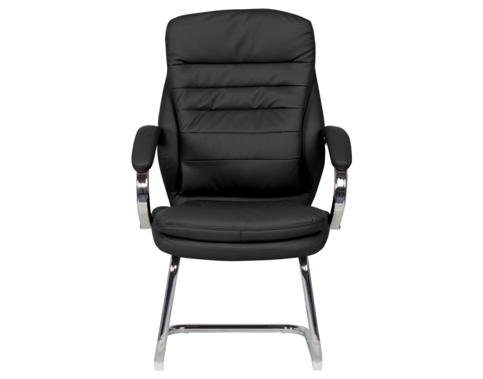 Посетителски стол модел Memo-6154 - черен