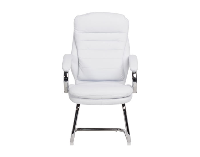 Посетителски стол модел Memo-6154 - бял