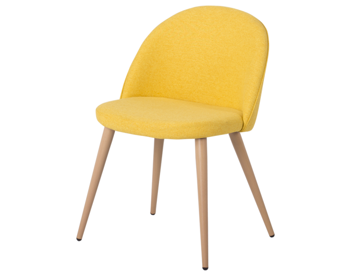 Трапезен стол модел Memo-514 -ярко жълт MB