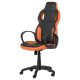 Президентски офис стол модел Memo-7510 - черно-оранжев
