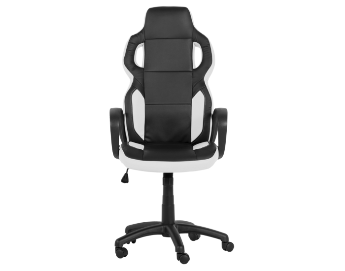 Геймърски стол Memo 7510 - черно-бял