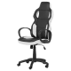 Геймърски стол Memo 7510 - черно-бял