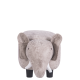 Детска табуретка с ракла модел Memo - сив слон