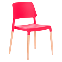 Трапезен стол модел Memo-9967 - червен - Трапезни столове