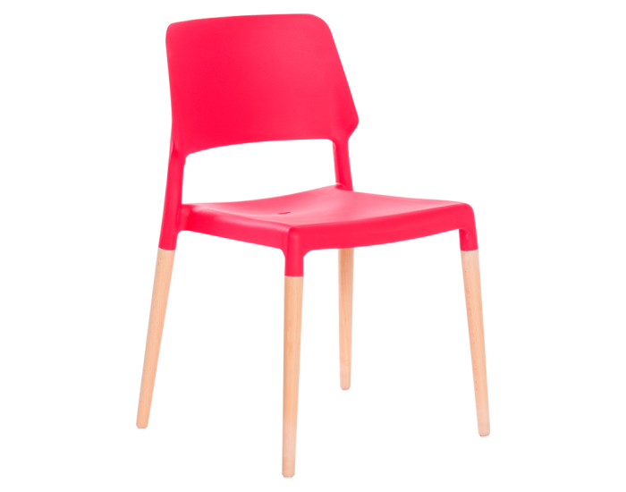 Трапезен стол модел Memo-9967 - червен