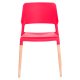 Трапезен стол модел Memo-9967 - червен