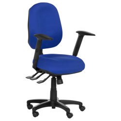 Работен офис стол модел Memo-Danila - кралско син - Офис столове