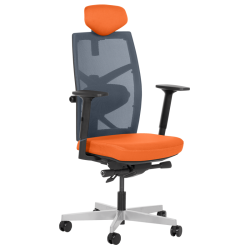 Президентски офис стол модел Memo-Fredo - оранжев - Офис столове