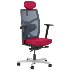 Президентски офис стол модел Memo-Fredo - червен - Офис столове