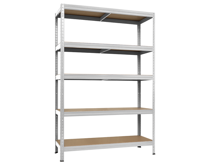 Метален стелаж модел Memo-Star Plus 180x120x45 см, до 250 кг на рафт - бял Метален стелаж модел Memo-Star Plus 180x120x45 см, до 250 кг на рафт - бял