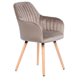 Трапезен стол модел Memo-9970 - пясъчно - Столове