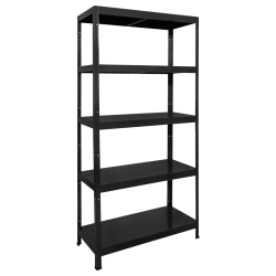 Метален стелаж HARD 180x90x40 см, до 130 кг на рафт  - черен Метален стелаж HARD 180x90x40 см, до 130 кг на рафт  - черен - Мебели от метал