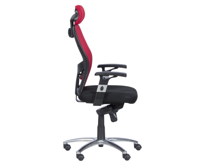 Ергономичен стол Sonata 7520 - черен - червен