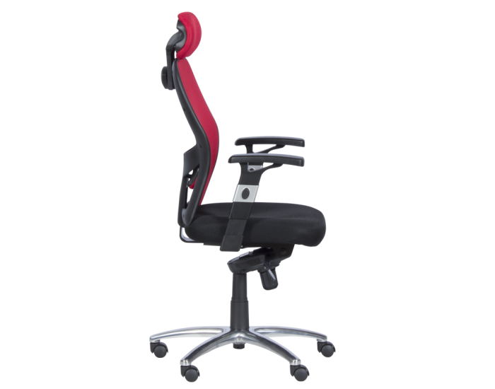 Ергономичен стол Sonata 7520 - черен - червен