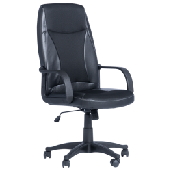Работен офис стол модел Memo-6511 - черен - Офис столове