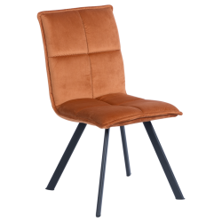 Трапезен стол модел Memo-516 - оранжев - Столове
