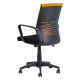 Работен офис стол модел Memo-7041- черен - оранжев