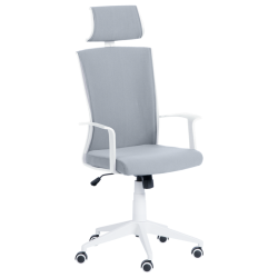 Президентски офис стол модел Memo-7524 - светло сив - Офис столове