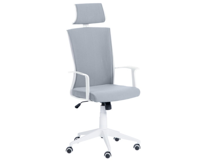 Президентски офис стол модел Memo-7524 - светло сив